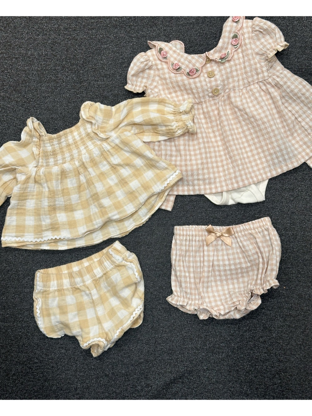 Baby Gingham Sets - cloud island & Nicole Miller